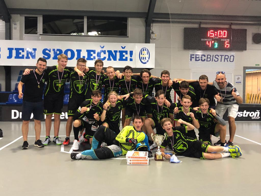 Vítězný tým starších žáků na Ostrava Cupu
